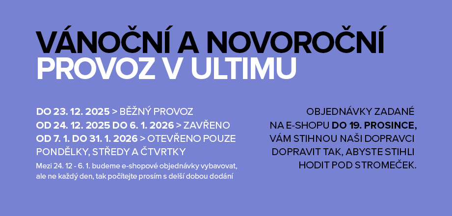 Otevírací doba přes Vánoce a Nový rok