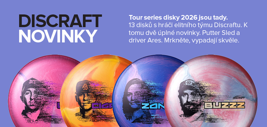 Discraft Tour series disky 2026
