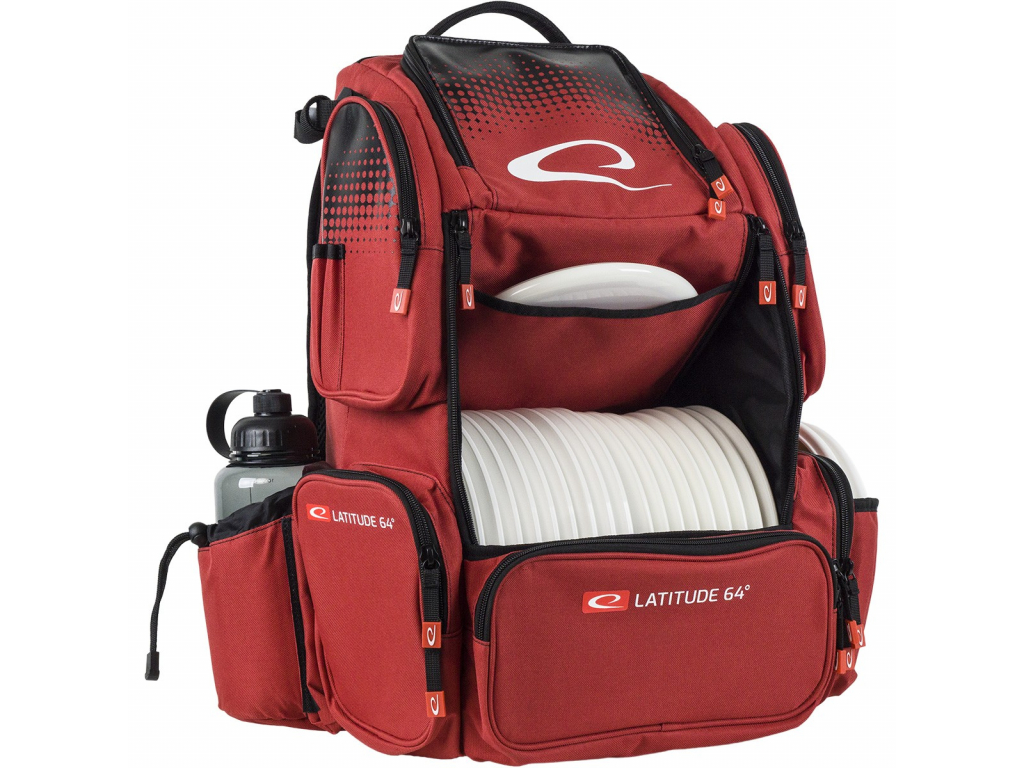 803 luxury backpack e4 cerveny