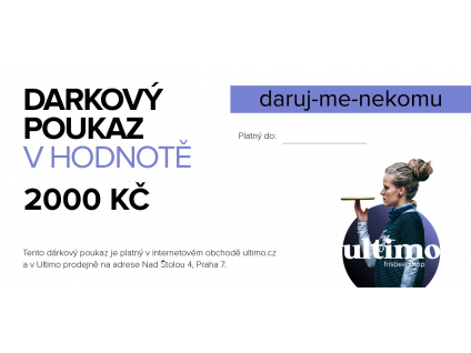 3974 darkovy poukaz na 2000 kc
