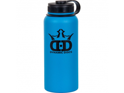 dynamic discs stainless steel water bottle blue