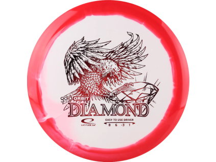 GoldOrbitDiamondWhite Red