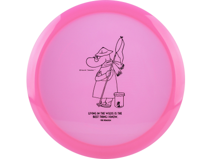 K1 Idog Moomin Hemulen Hot Pink Transparent