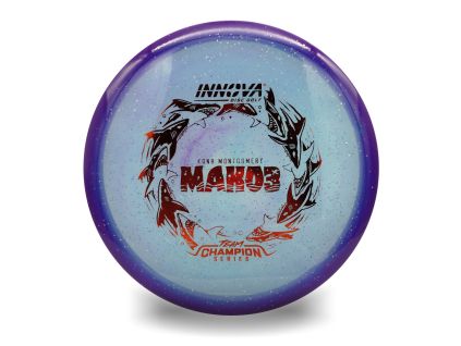 Metal Flake Halo Champion Mako3 Kona Montgomery 2026 Purple