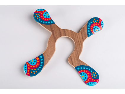 wooden boomerang waratah