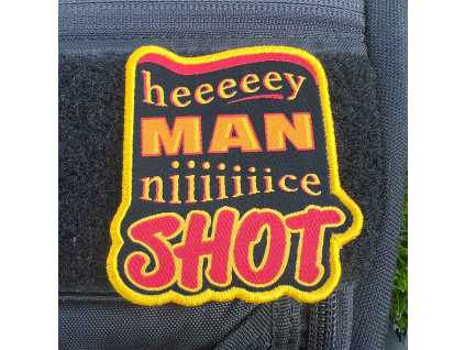 hey man nice shot disc golf patch 1 1024x1024
