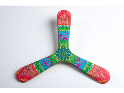Indian wooden boomerang
