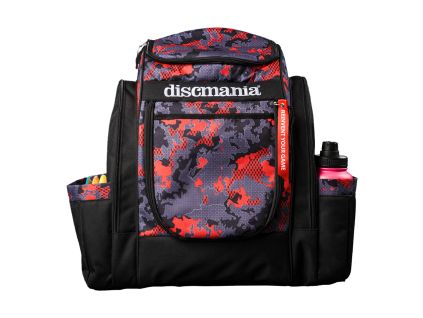 Discmania Fanatic Sky Backpack Red Grey Front whiteBG X2