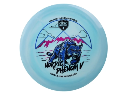 Q Line Swirl Premier DD3 Niklas anttila Signature Series Nordic Phonom 5 White Blue