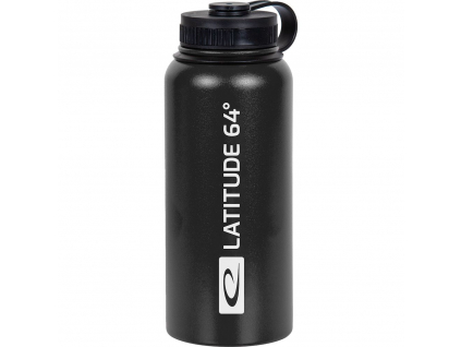 latitude 64 stainless steel water bottle black