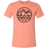 3722 tricko mountains cihlove cervene