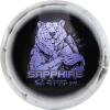 0005756 gold orbit sapphire inverted stamp