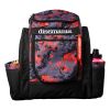 Discmania Fanatic Sky Backpack Red Grey Front whiteBG X2