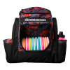 Discmania Fanatic Sky Backpack Red Grey Front Open whiteBG X2