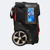 airbaxx revolution rollerbag seite mit handyhalterung