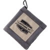 Compact Clip On Disc Golf Towel Gray front