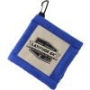 Compact Clip On Disc Golf Towel Blue Front