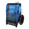 zuca trekker disc golf cart birdie pines black front 800x