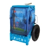 zuca trekker disc golf cart birdie pines blue front