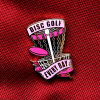 3869 odznak disc golf every day ruzovy