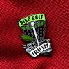 3845 odznak disc golf every day zeleny